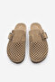 Women's Genuine Leather Perforated Closed-Front Buckle Eva Sole Daily Slippers Berage Soil Suede - 7