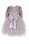 Lace Embroidered Layered Tulle Girls' Evening Dress for Wedding, Birthday, Special Occasion 5-12 Years Old - 7