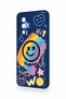 Poco F5 Pro Compatible Happing Smile Patterned Silicone Case - 4