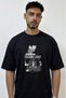 Yagami Light_1 Design Printed Oversize Black T-Shirt