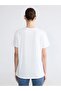Lcw Everydaywhite Crew Neck Printed Women's T-Shirt - 5