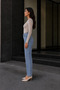Blueva Trend New Season Lara Jiyan Light Blue Mom Jeans Lycra High Waist Blue Snow Washed Daily Wear Comfortable Women's Jeans 2026 - 2