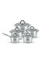 10-Piece Stainless Steel Cookware Set Dishwasher Safe, RF10390 Induction Compatible Base,49x27x21cm