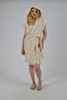 Hooded Vest Cotton Unprinted Belted 1 Piece Unisex Muslin Fabric Multi-Purpose Bathrobe - 5