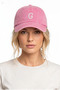 G Letter Powder Embroidered Washable Vintage Unisex Hat - 2