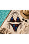 Hand made look print bikini set - 3