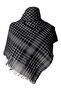 Cotton Puffy Gray Authentic Kefiye Shawl Large Size