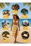 Beach Towel 160 X 80 cm (±5 cm) Striped Red Sea, Bath, Sauna, Sports and Travel Towel - 4