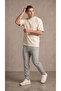 Men's Gray Parachute Fabric Zippered Sweatpants with Back Pockets - 4