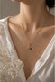 Mystical Evil Eye Charm Steel Necklace (Gold Color) - 2
