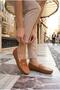 3932 Genuine Leather Women's Ballerinas with Comfortable Buckle Accessories