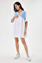 Women's White Italian Scalloped Oversize Tunic Size 40 - 44 - 2
