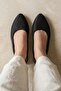 Women's Daily Ballet Flats Inside-Out Office Sandals Shoes - 2
