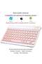 Ultra-Slim Bluetooth Keyboard and Mouse Combo Rechargeable Portable Wireless Set for iPad iPhone Samsung (Pink) - 4