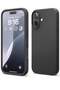 Liquid Silicone iPhone 16 Plus Case Cover - Full Body Protection, Shockproof, Slim, Anti-Scratch, Soft Microfiber Lining (Black)