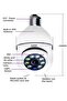 2Pcs Light Bulb Security Camera 2.4GHz & 5G WiFi Outdoor, 1080P E27 Light Socket Security Camera - 5