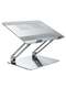 Adjustable Laptop Stand Silver | Ergonomic Laptop Riser for Desk, Portable & Sturdy, Height Adjustable
