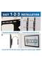 TV Wall Mount Bracket for 40-70 inch LCD, LED, or Plasma Flat Screen TV - 4