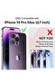 iPhone 14 Pro Max Phone Case, 5-in-1 Clear Case with 2 Screen + 2 Camera Protectors, Military-Grade Drop Protection - 2