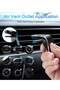 Car Air Vent Mount Metal magnet bracket Holder Stand for iPhone Mobile Cell Phone GPS Navigator Holder(black) - 2