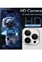 Camera Lens Protector for iPhone 15 Pro 6.1-Inch and iPhone 15 Pro Max 6.7-Inch, 9H Tempered Glass Metal Individual Ring Cover, HD Clear, 3-Pack (White) - 4