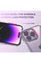 5 in 1 Magnetic Case for iPhone 14 Pro Max 6.7-Inch with 2-Pack Tempered Glass Screen Protector - 4