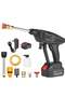 48V Cordless Portable Washer Electric High Pressure Cleaner Machine 200W 30Bar Lithium Handheld Car Cleaning Device