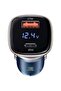 Fast Car Charger 45W with Dual Ports & Digital LED Display – Smart Quick Charge QC 3.0 - 3