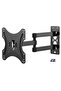 TV Wall Mount Swivelling Tilting Universal for 14-42 Inch Flat & Curved TVs, up to 20 kg