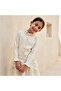 Sequin Embellished Cardigan with Long Sleeves
