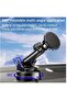 C160 Suction Cup Type Telescopic Rod Magnetic Car Phone Holder (Black) - 7