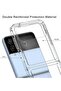 Samsung Galaxy Z Flip 4 Clear Case, Z Flip 4 Crystal Clear Slim Fit Phone Cover Soft - 2