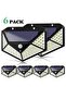 6 Pack Solar Outdoor LED Lights with Light Reflector – Waterproof, Energy-Efficient, Motion-Sensing, for Front Door, Yard, Garage, Deck, Patio Lighting | Outdoor Garden Security Lights