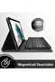 Keyboard Case for Samsung Galaxy Tab A8 10.5 inch - Smart Wireless BT Detachable Waterproof Magnetic Folio Stand - 3