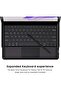 Keyboard Case for Samsung Galaxy Tab S7 FE 12.4" 2021 - Smart Wireless Waterproof Detachable Magnetic Tablet Trackpad Keyboard Cover for S7 FE SM-T730/T736 with S Pen Holder - 4