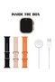 TC4G Smart Watch With Dual Camera And Dual Sim Card Support With 3 Pair Straps And Wireless Charger For Gents And Ladies Silver - 4