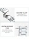 Silver Stainless Steel Metal Band for Samsung Galaxy Watch 7FE/6/5/4 (40mm/44mm) & Galaxy Watch 5 Pro (45mm), Galaxy Watch 6 Classic (43mm/47mm), Galaxy Watch 4 Classic (42mm/46mm) - No Gap - 4