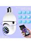 2Pcs Light Bulb Security Camera 2.4GHz & 5G WiFi Outdoor, 1080P E27 Light Socket Security Camera - 2