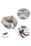 Rechargeable U Shaped Cervical Massage Pillow Neck Massager Vibration Pillow - 5