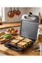 1200W Electric Grill Maker & Sandwich Toaster | Non-Stick Panini Press with Adjustable Temper - 4