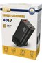 40W Wall Charger with Two Type-C Ports, One USB Port, and Fast Charging – Model DX244 – Black - 6