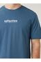 Crew Neck Short Sleeve Printed Combed Cotton Men's T-Shirt (S5) - 3