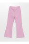 Girls' Leggings with Elastic Waist and Flared Legs (S4) - 2