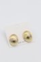 Vip Gold Sea Shell Design Tarnish Resistant Steel Stylish Earrings 25 mm