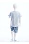 Boy's 2-Piece Printed Summer Top and Bottom Set 4-8 Years 2628 - 4