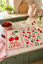 Mon Cherie Cherry and Floral Patterned Pink Retro Kitchen Decorative Stylish 2-Piece Kitchen Towel Set 35X55 - 5