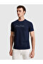 Navy Blue Slim Fit Crew Neck T-Shirt 50327858-Vr033 - 3