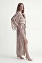 Pink Slit Skirt Pareo Set - 5