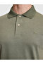 Khaki Slim Fit Buttoned Polo Collar T-Shirt 50323954-Vr027 - 6