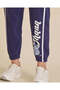 Senior Girls Navy Stitch Joggers - 4